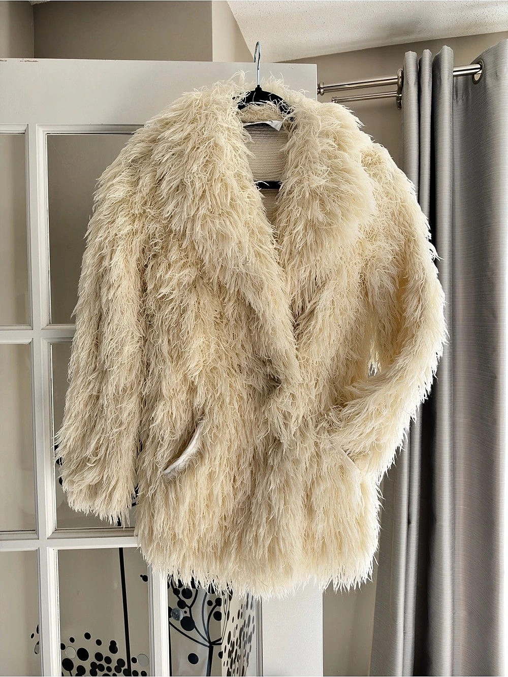 Crissa Cotique Vintage Faux Fur Teddy Jacket